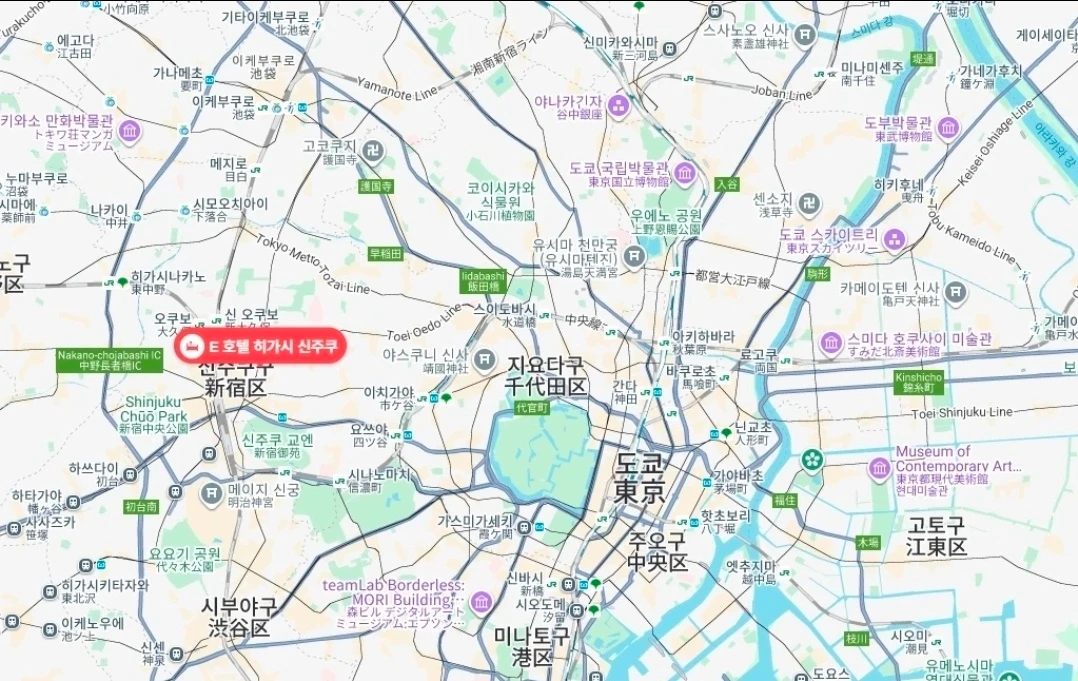 4.26~28 2박3일 도쿄 E호텔 히가시 신주쿠 숙박 예약권 이미지