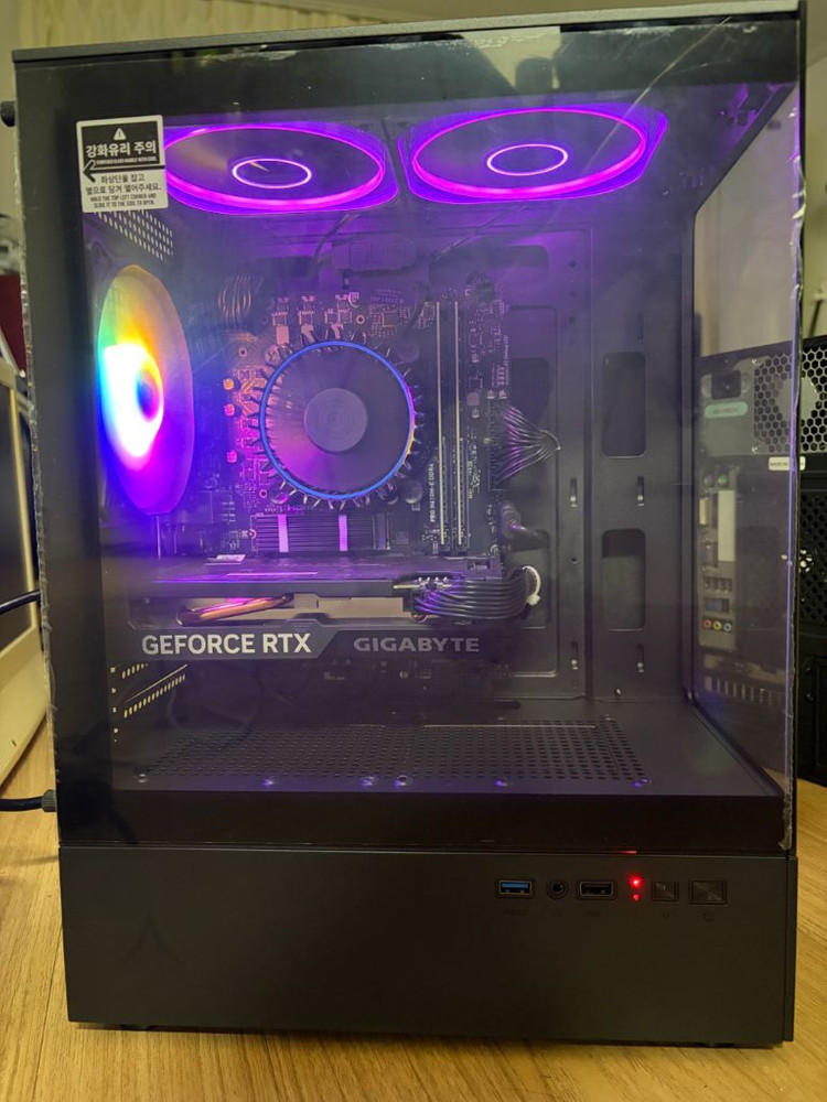 게임용 본체 i5-12400f/램32gb/m2.500gb/gtx4060 이미지