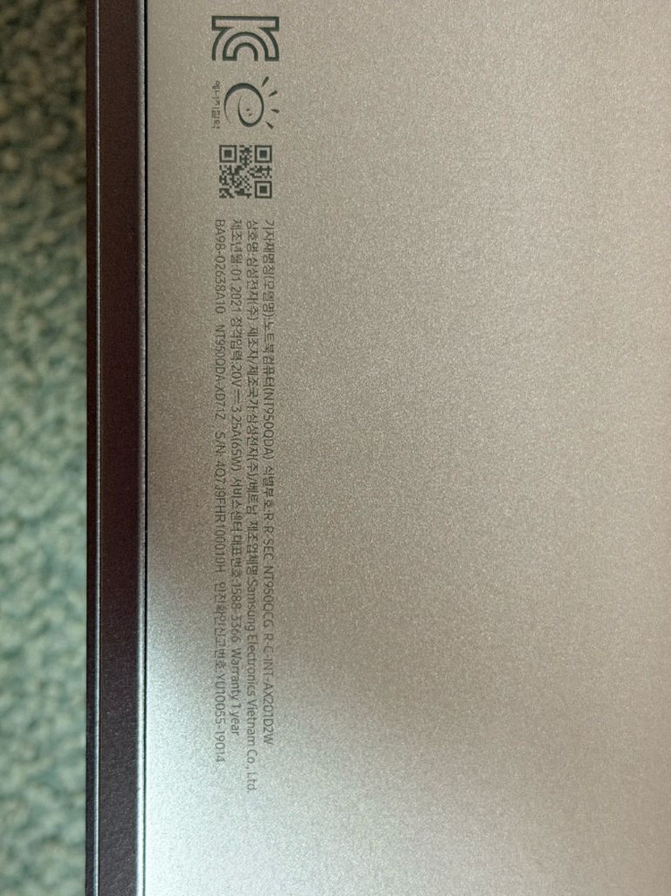 삼성 갤럭시북 플렉스 2 노트북 팝니다 (거의사용안한제품) 이미지