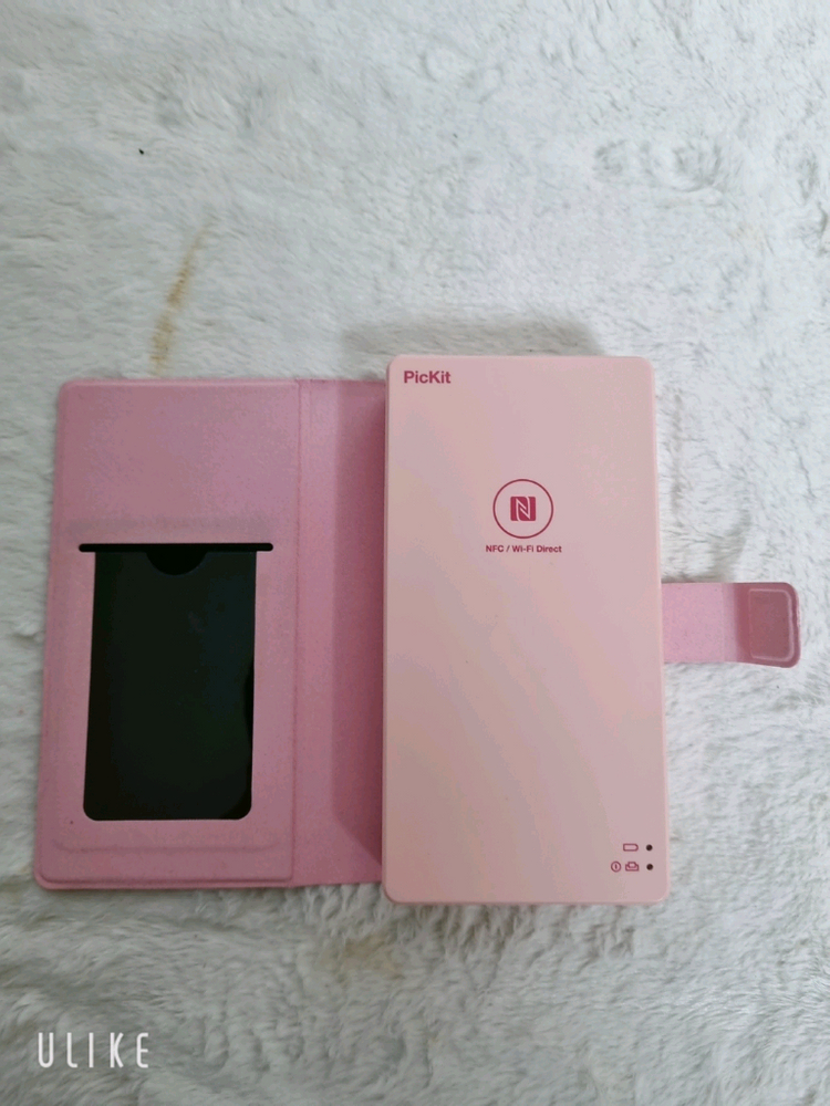 후지 Pickit 휴대용 포토 프린터 핑크색 이미지
