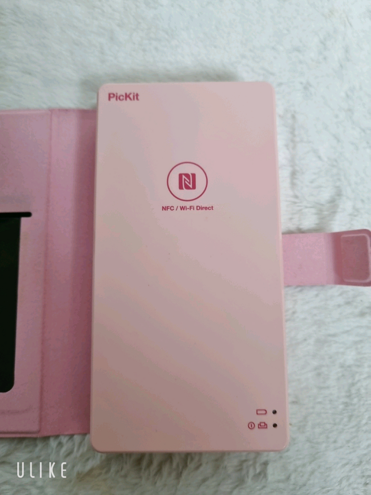 후지 Pickit 휴대용 포토 프린터 핑크색 이미지