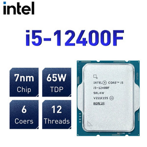 인텔 코어 i5-12400F CPU+쿨링팬 이미지