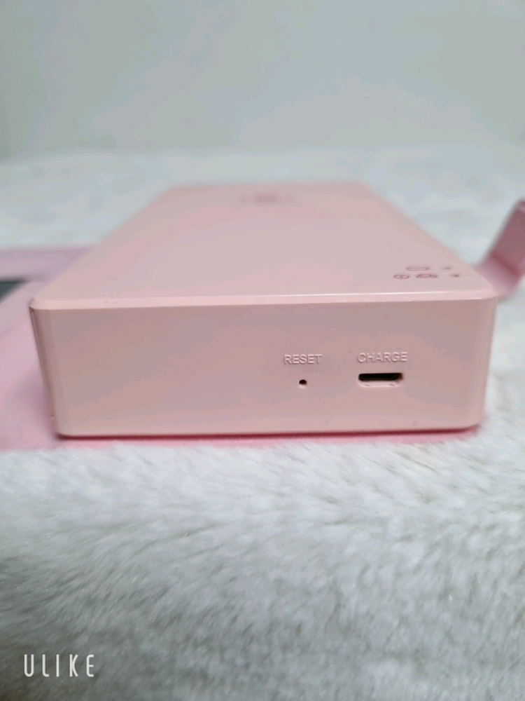 후지 Pickit 휴대용 포토 프린터 핑크색 이미지