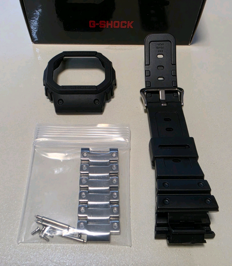 카시오 지샥 DW-5600 메탈 커스텀 이미지