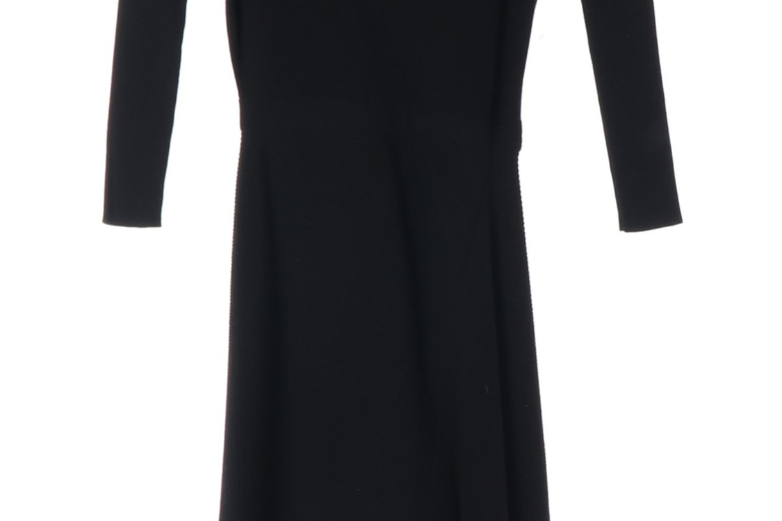 올세인츠 골지 리브 긴팔 니트 원피스 블랙 XS 이미지