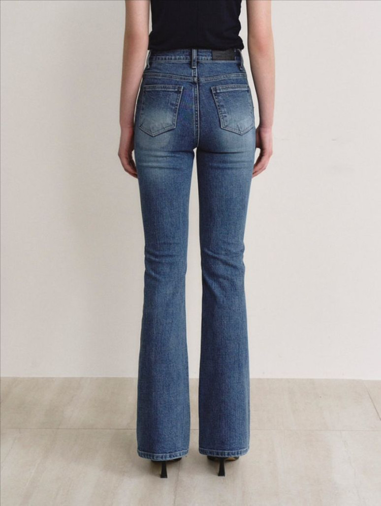 하와 에끌라 중청 데님 베이직 S 완전새상품 이미지