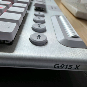 로지텍 G915X lightspeed 무선게이밍키보드 화이트,갈축 이미지
