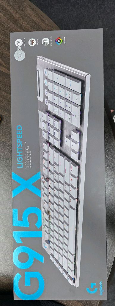 로지텍 G915X lightspeed 무선게이밍키보드 화이트,갈축 이미지