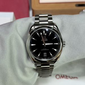 오메가 아쿠아테라 41mm 블랙 래커 다이얼 26.2 스탬핑 판매 이미지