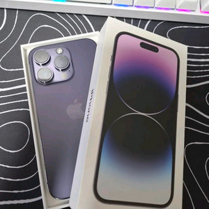 아이폰 14 프로 128GB 딥퍼플 풀박스 이미지