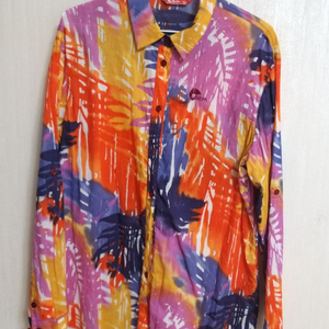 여성 블랙야크 여름 프린팅셔츠(오버핏100-105) 이미지