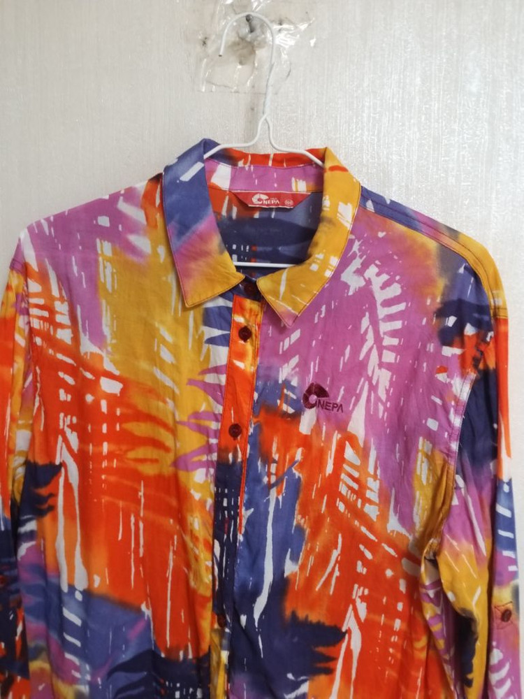 여성 블랙야크 여름 프린팅셔츠(오버핏100-105) 이미지