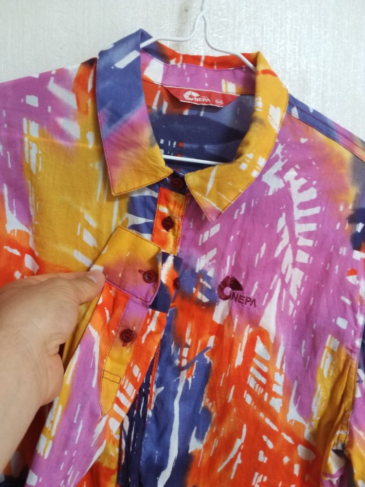 여성 블랙야크 여름 프린팅셔츠(오버핏100-105) 이미지