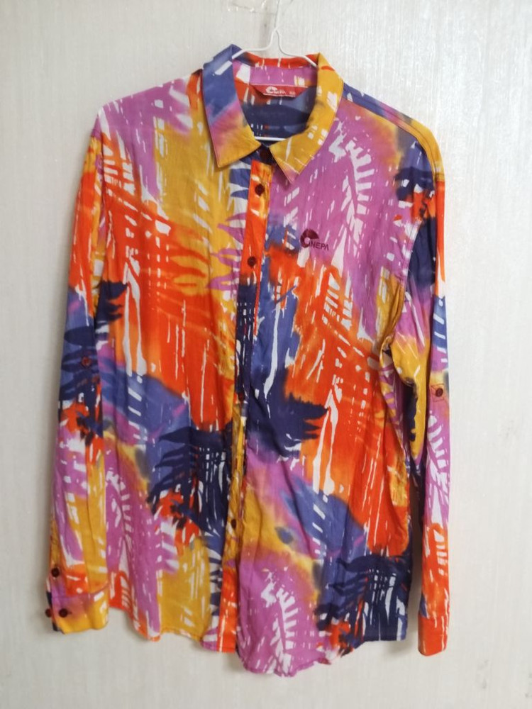 여성 블랙야크 여름 프린팅셔츠(오버핏100-105) 이미지