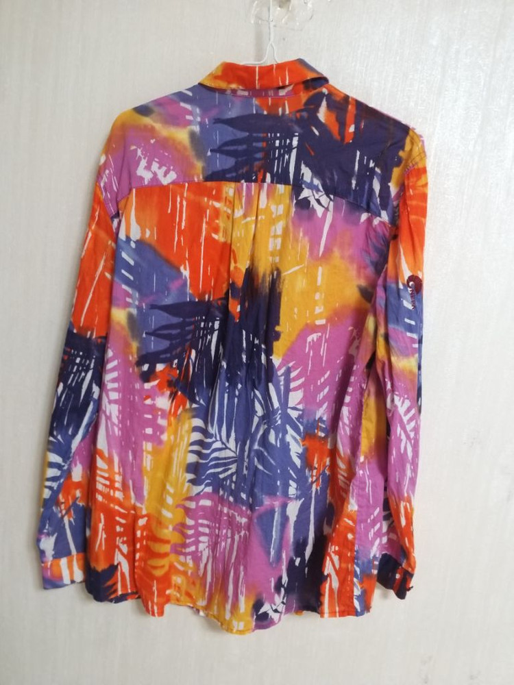 여성 블랙야크 여름 프린팅셔츠(오버핏100-105) 이미지