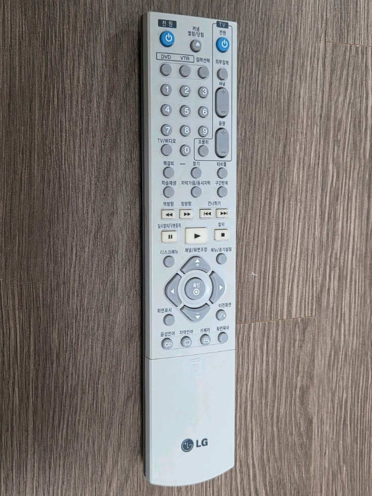LG DVD/VTR 플레이어,리모컨 포함 이미지