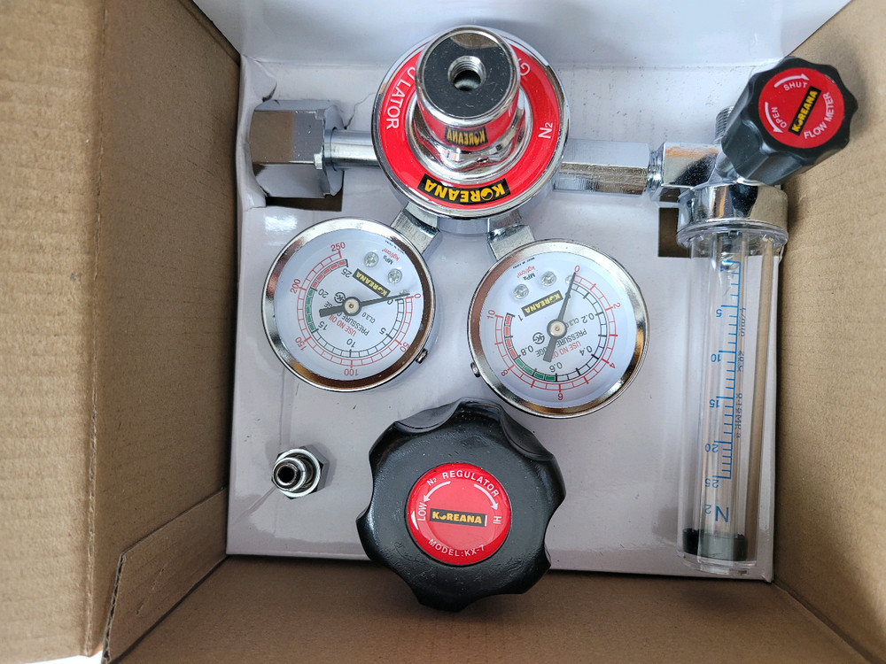 산소용접기 절소조정기 세트 이미지