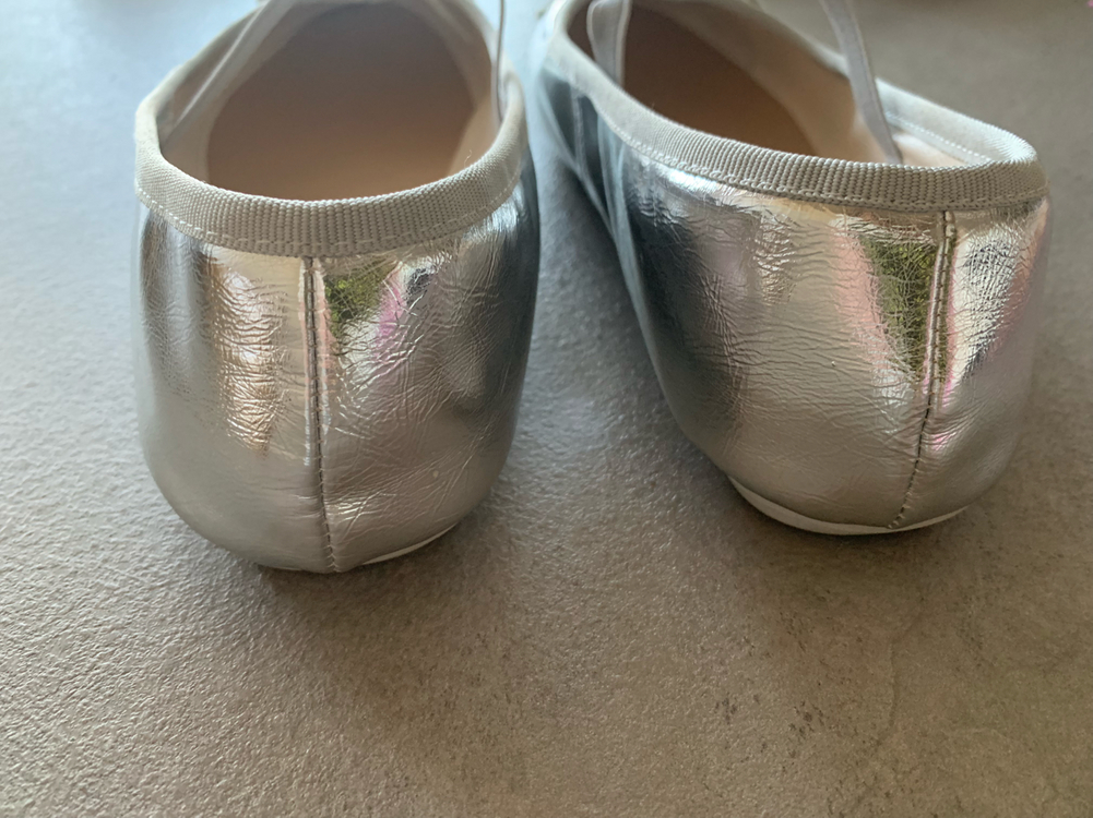 꺌랑 발레리나 플랫 실버 255 이미지