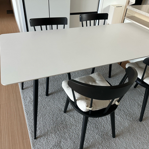 세라믹 식탁 6인용 + 의자 세트 판매 이미지