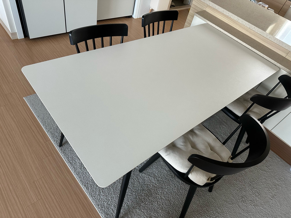 세라믹 식탁 6인용 + 의자 세트 판매 이미지