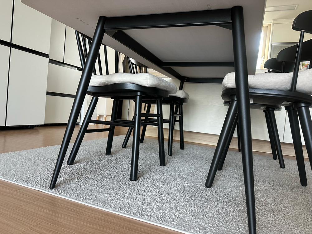 세라믹 식탁 6인용 + 의자 세트 판매 이미지