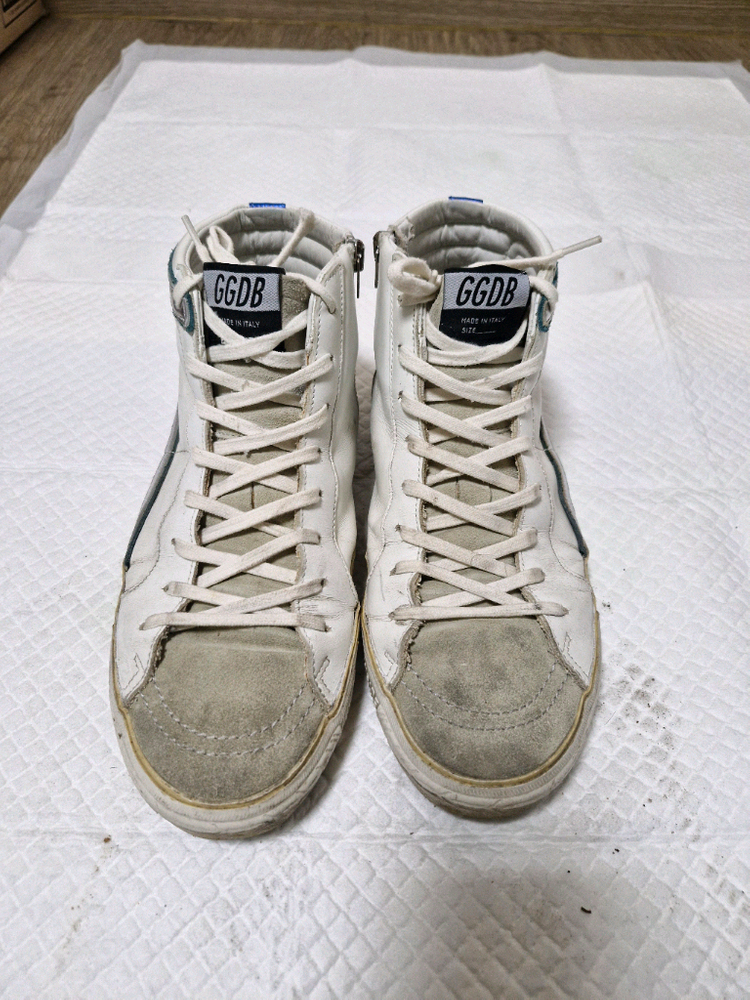 골든구스 슬라이드 하이탑 스니커즈 40 사이즈 이미지