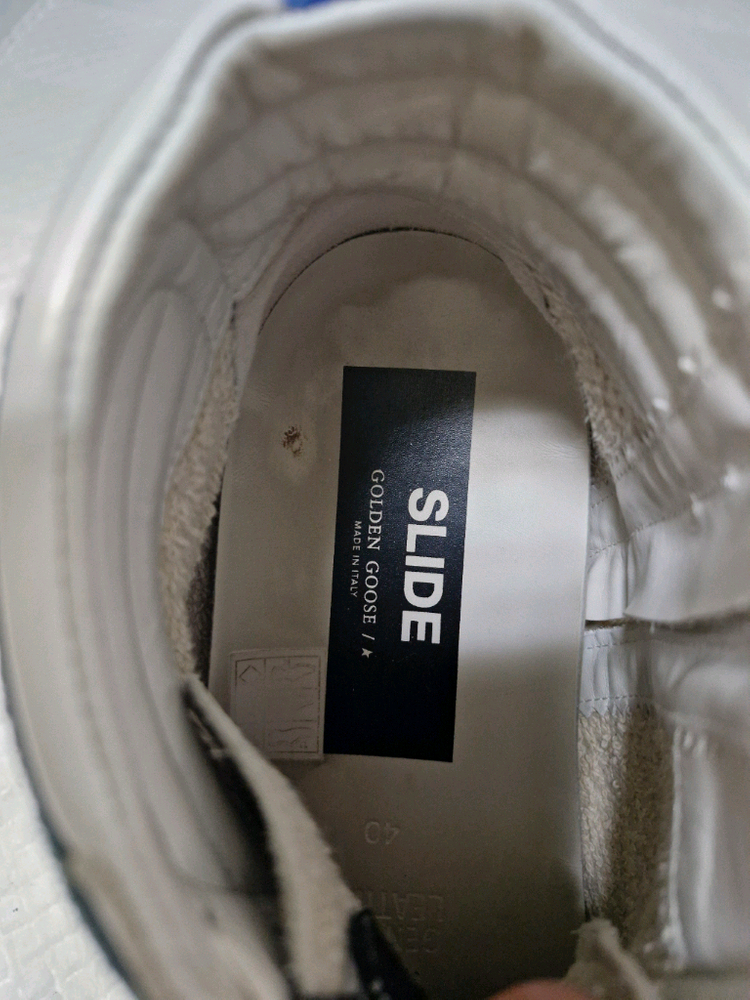 골든구스 슬라이드 하이탑 스니커즈 40 사이즈 이미지