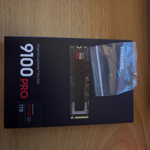 삼성 9100 PRO M.2 NVMe SSD 1TB 미개봉 상품 팔아요. 이미지