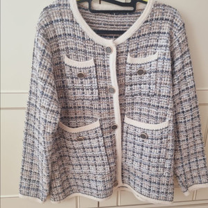 새상품 봄 니트가디건 스커트셋트 이미지