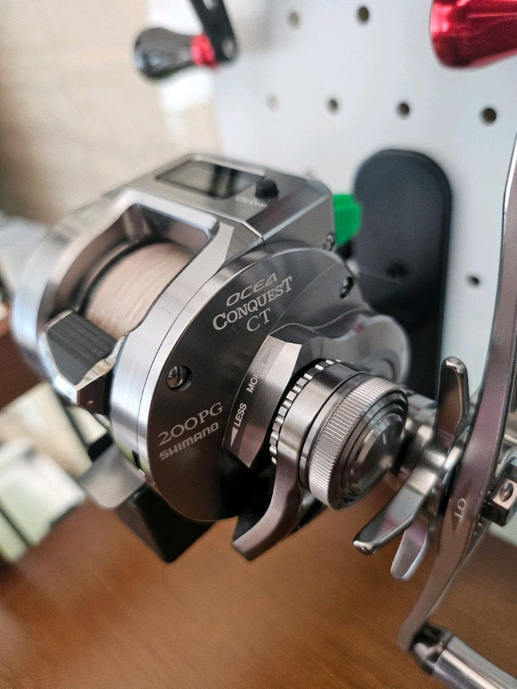 시마노 25 오시아 콘퀘스트200PG 수심체크릴 은콩 이미지