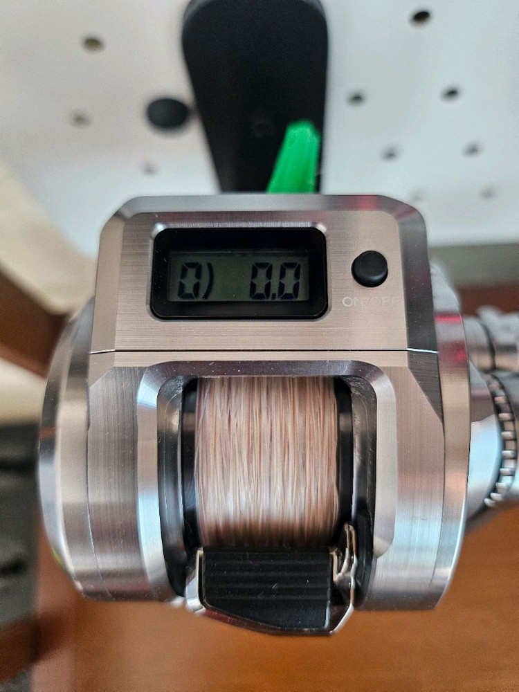 시마노 25 오시아 콘퀘스트200PG 수심체크릴 은콩 이미지