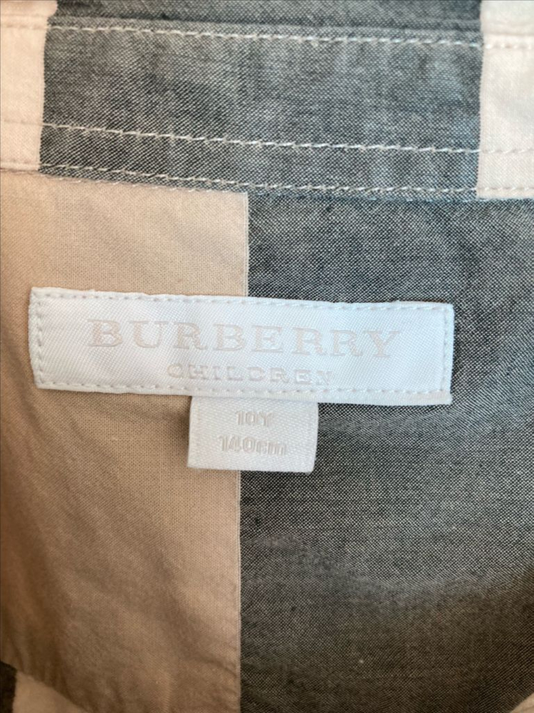 버버리키즈 체크 셔츠 원피스 140 이미지