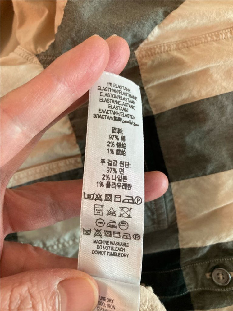 버버리키즈 체크 셔츠 원피스 140 이미지