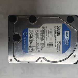 WD 500GB 내장형 하드디스크 3.5 이미지