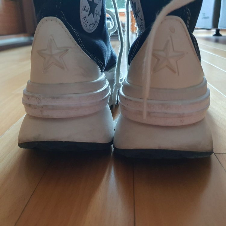 컨버스 척테일러 런스타 레거시 CX 하이 블랙 280mm 남성화 스니커즈 운동화 신발 A00869C사이즈는 280 이미지