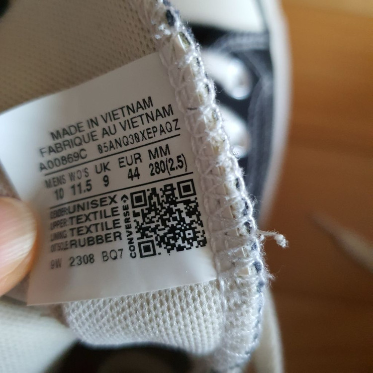 컨버스 척테일러 런스타 레거시 CX 하이 블랙 280mm 남성화 스니커즈 운동화 신발 A00869C사이즈는 280 이미지