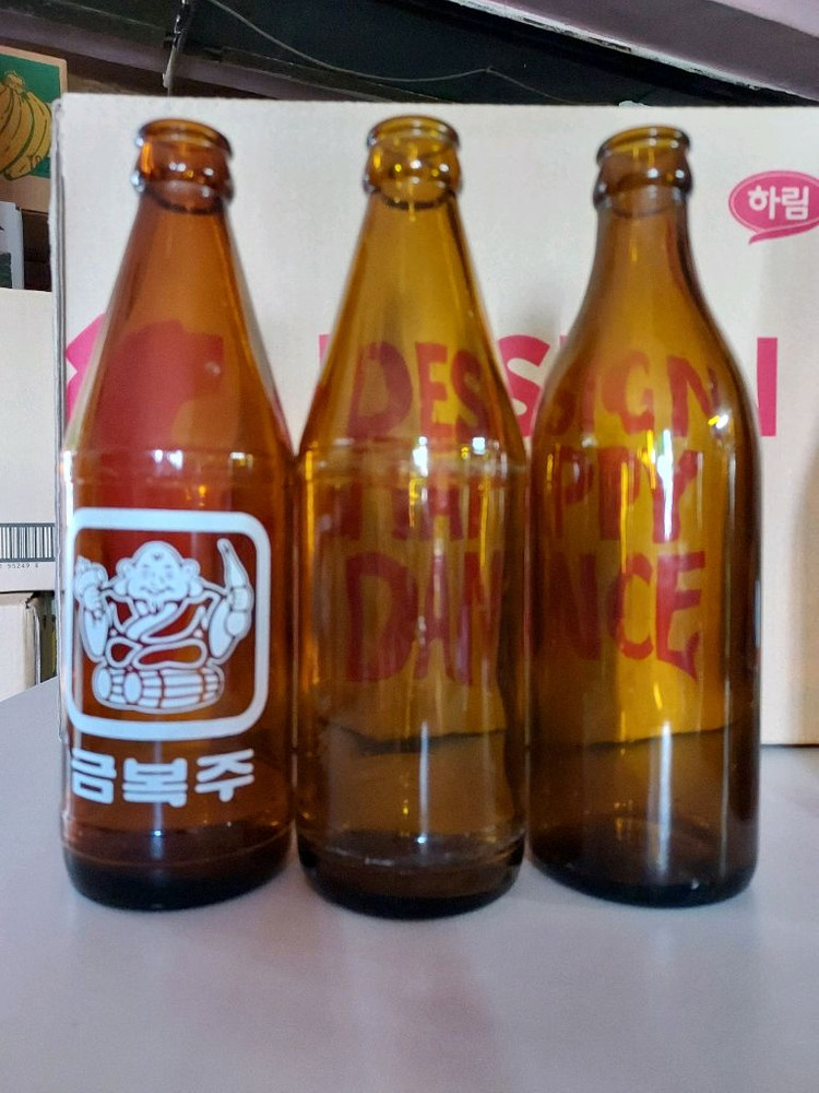 빈티지 갈색공병 일괄 이미지