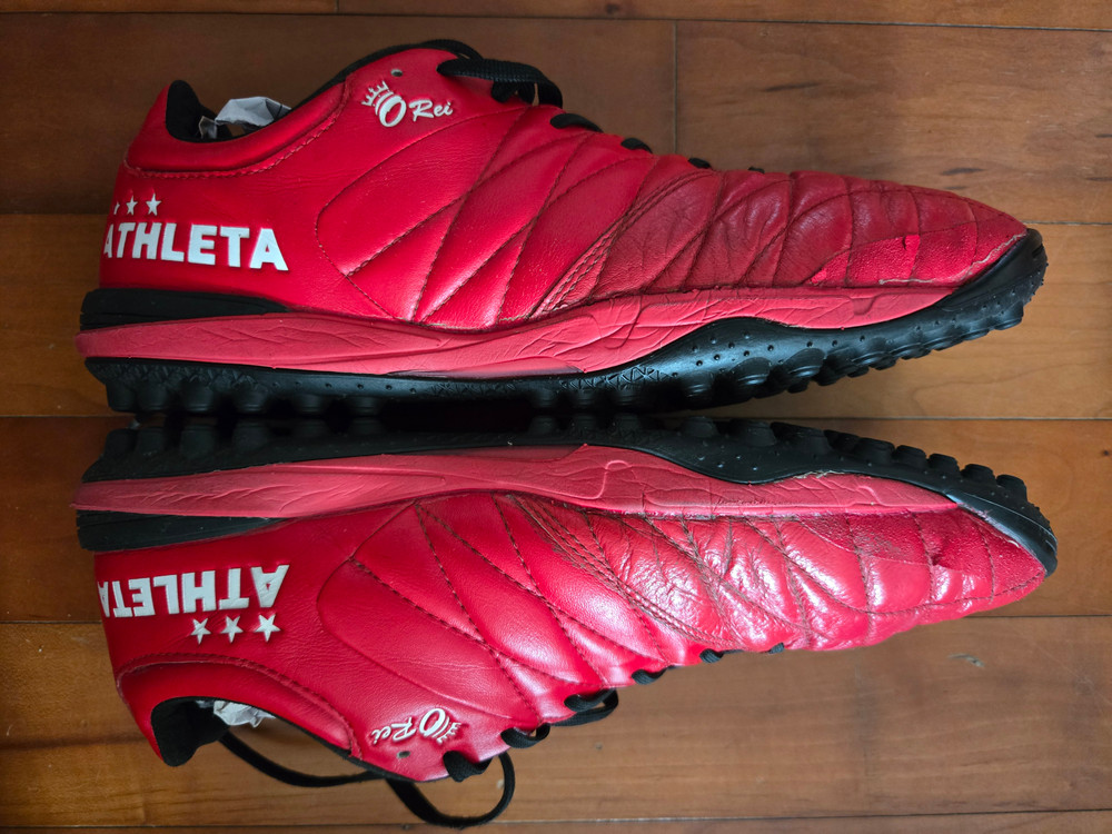 아슬레타 O Rei TF 풋살화 레드 280 이미지