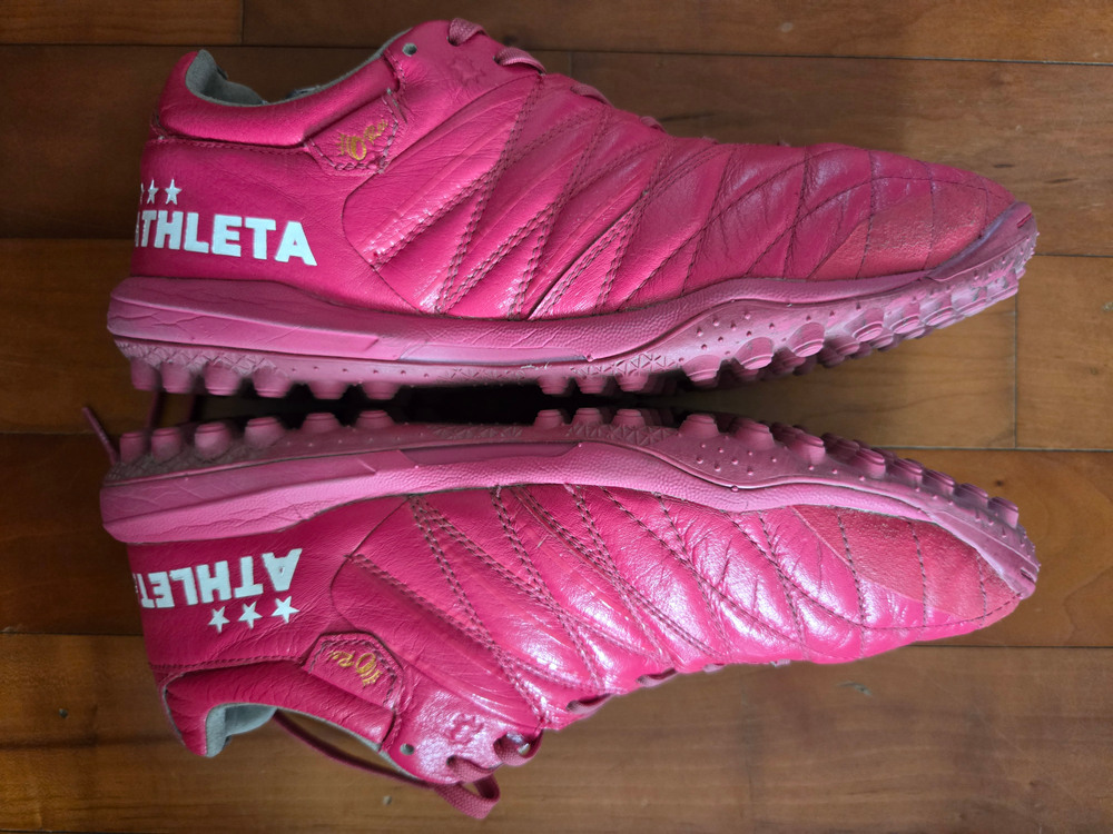 아슬레타 O Rei TLSS 올캥거루 TF 풋살화 핑크 280 이미지