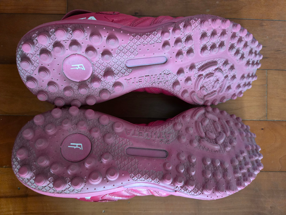 아슬레타 O Rei TLSS 올캥거루 TF 풋살화 핑크 280 이미지