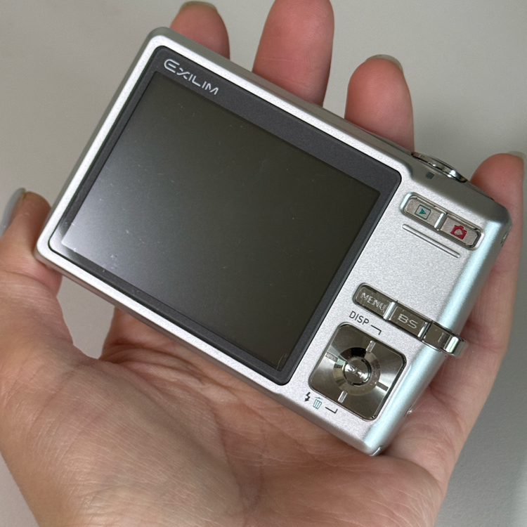 카시오 엑실림 z600 빈티지 디카 디지털카메라 실버 이미지