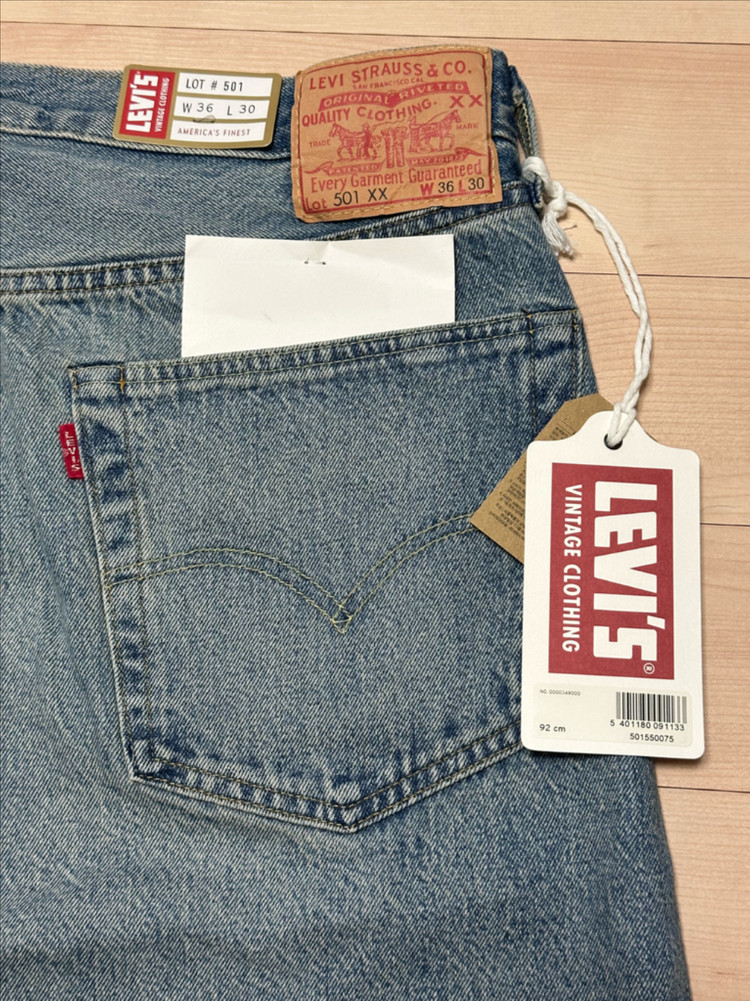 새제품) 리바이스 lvc 55501 블랙잭 36-30 팝니다 이미지