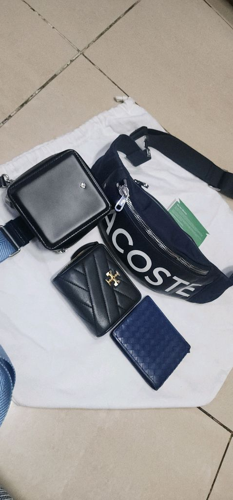 라코스테 레터링 웨이스트백 이미지