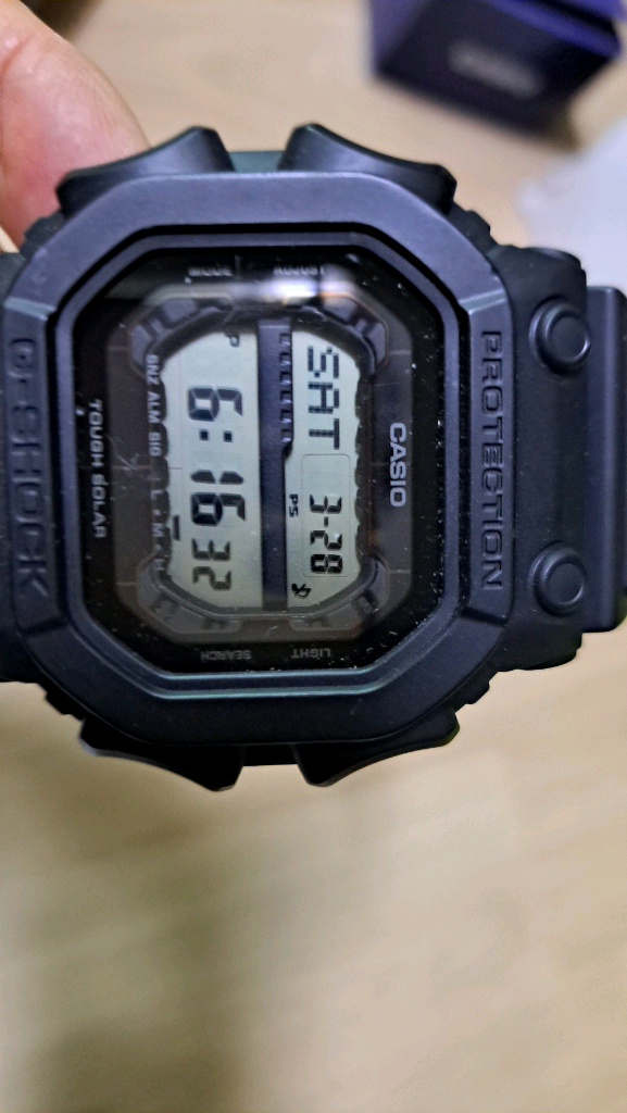 지샥 탱크 GX-56BB-1DR 반전 액정 커스텀 이미지