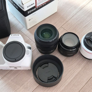 캐논 EOS 200D2 화이트 본체+렌즈 4종 이미지