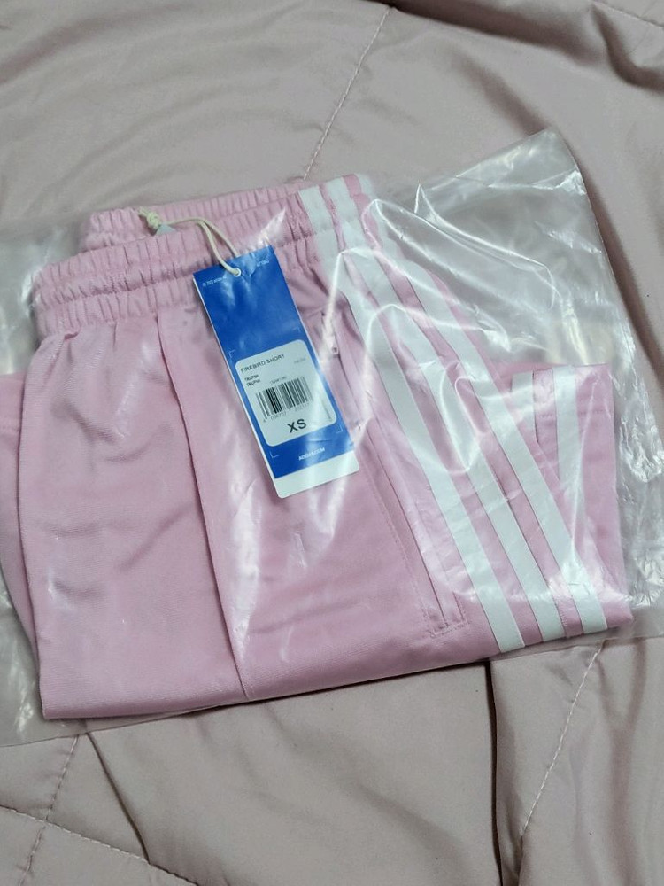아디다스 파이어버드 쇼츠 트루 핑크 새상품 XS 이미지
