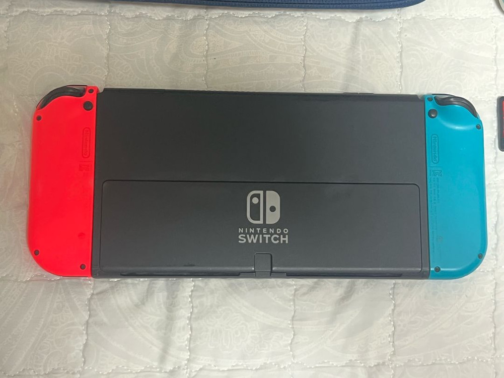 닌텐도스위치OLED네온(24년) +호환컨트롤러+칩+파우치등 이미지