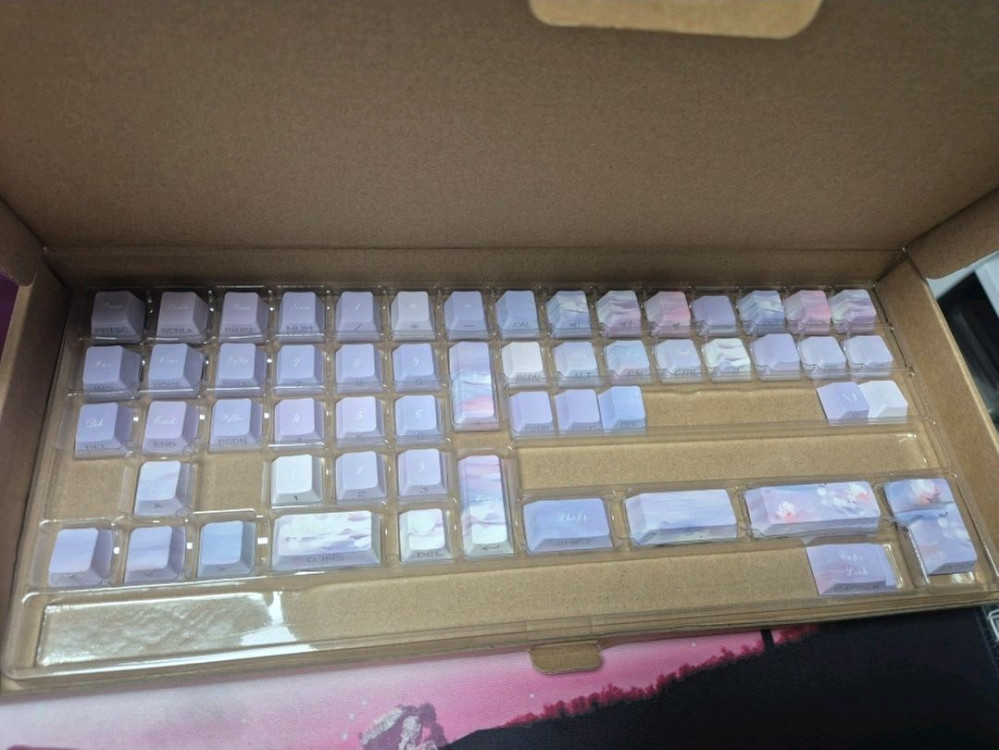 알리발 PBT 퍼플 키캡 130키 이미지