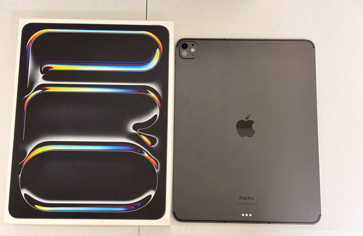 아이패드프로13 M4 256 셀룰러 애케플 포함 이미지