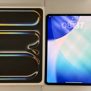 아이패드프로13 M4 256 셀룰러 애케플 포함 이미지